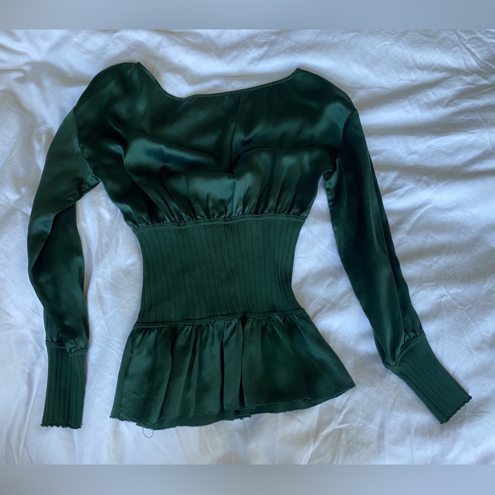 Wilfred Le Fou silk corset top - Picture 2 of 5